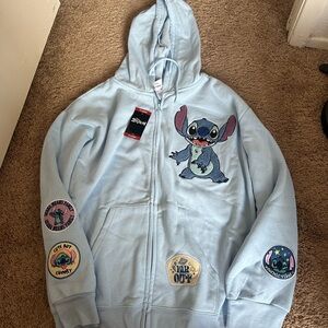 Disney Kids Light Blue Stitch Jacket